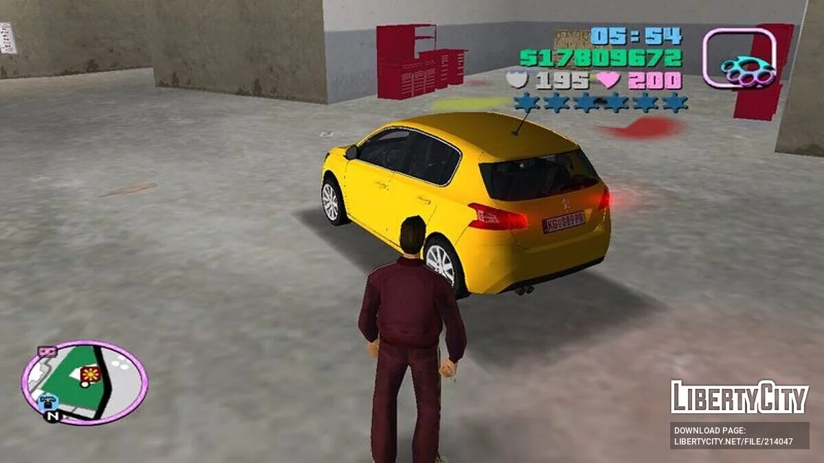 Peugeot 308 2017 / GTA Vice City