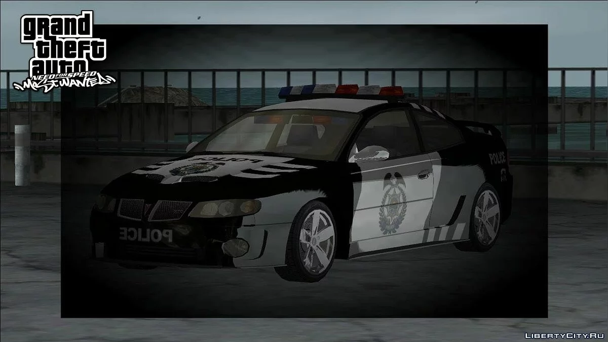 NFSMW Pontiac GTO Policial / GTA Vice City