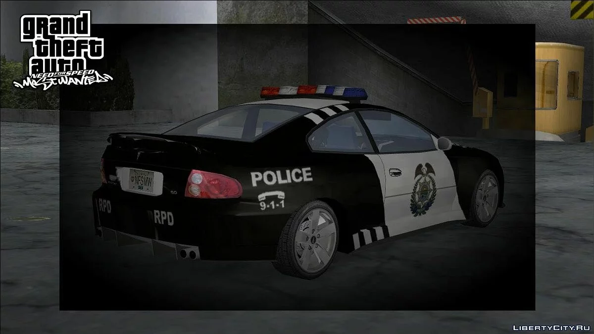 NFSMW Pontiac GTO Policial / GTA Vice City