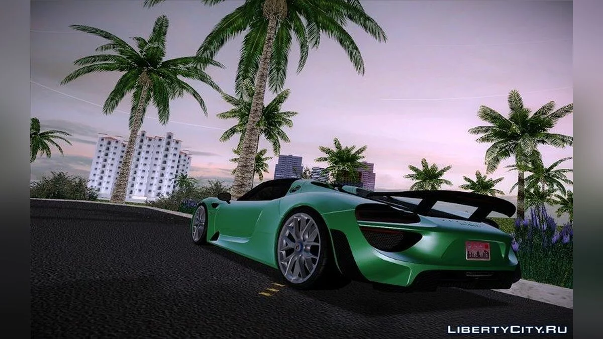 2016 Porsche 918 Spyder Weissach Package / GTA Vice City