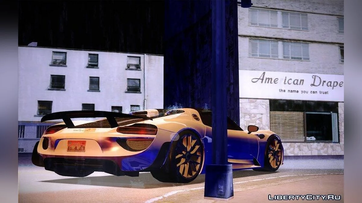 2016 Porsche 918 Spyder Weissach Package / GTA Vice City