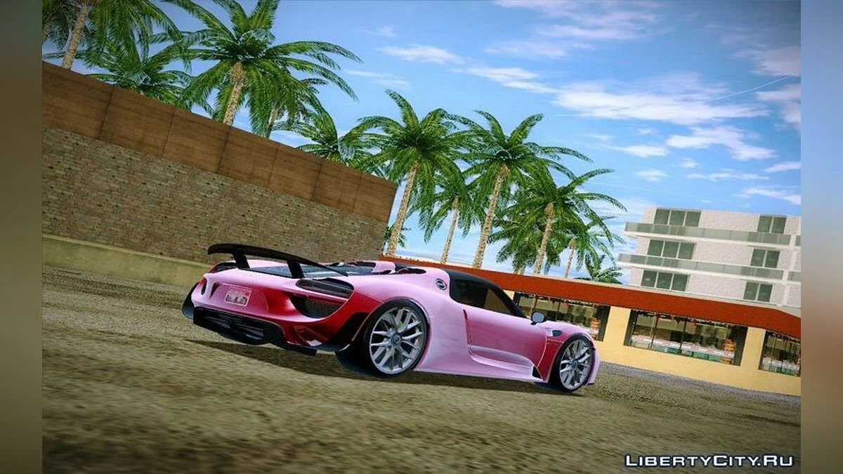 2016 Porsche 918 Spyder Weissach Package / GTA Vice City