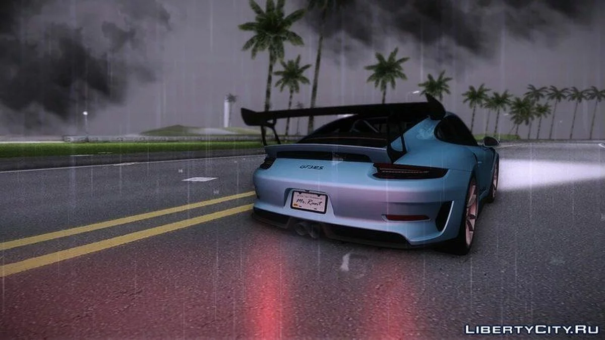 Porsche 911 GT3 RS Weissach Package \'18 / GTA Vice City