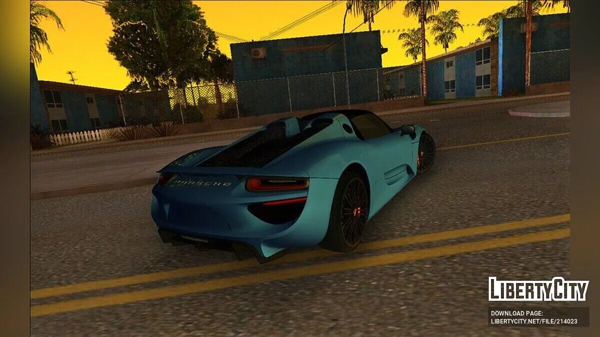 Porsche 918 Spyder / GTA Vice City