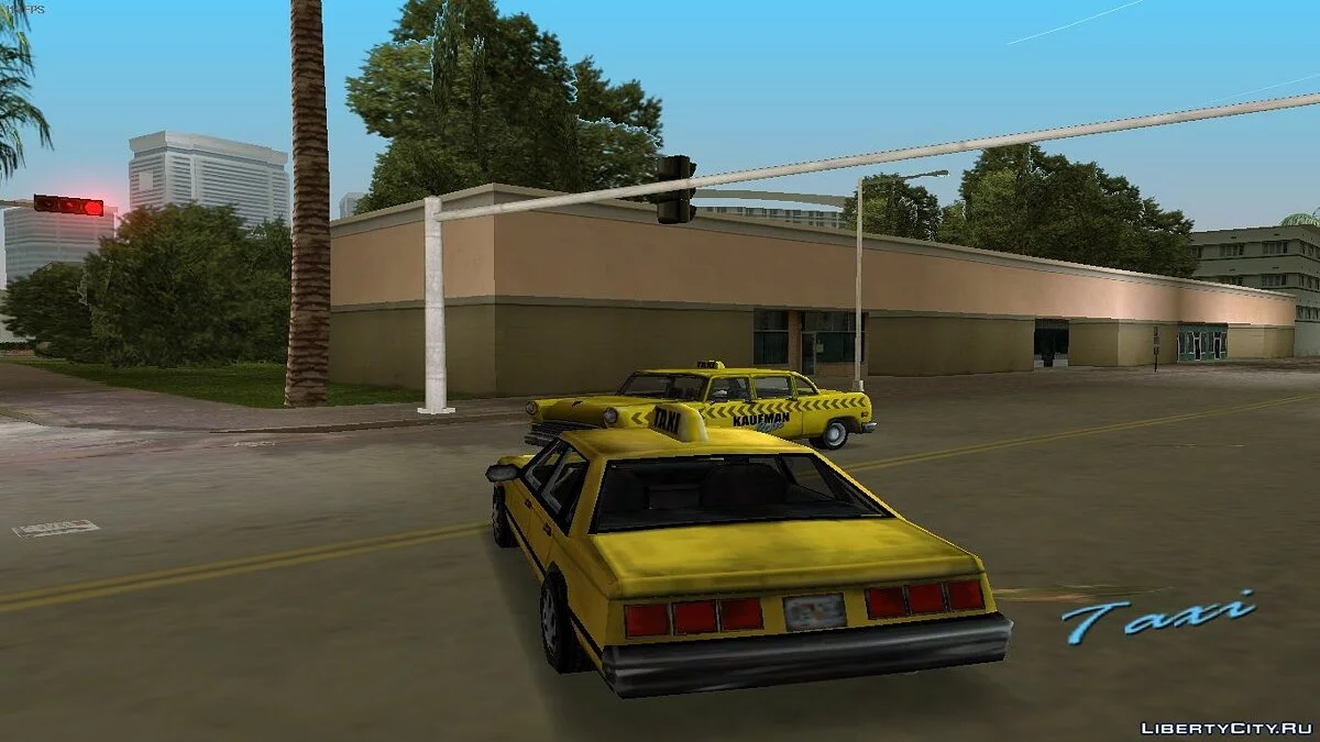 Таксі зі стильними задніми ліхтарями Chevrolet Caprice / GTA Vice City