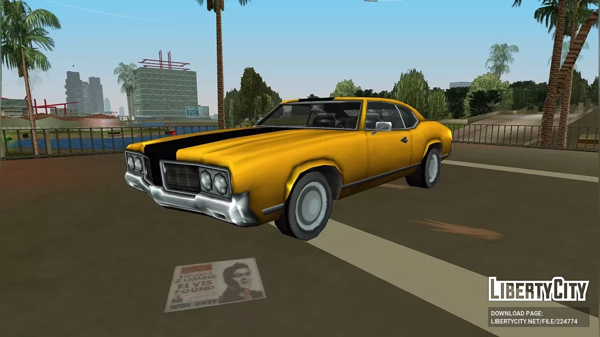 Colorable Beta Sabre Turbo / GTA Vice City