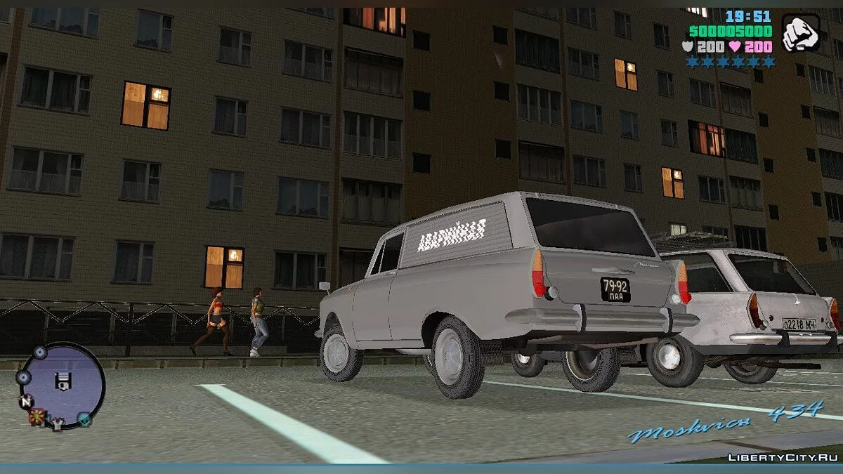 Moskwitch 434 MVL / GTA Vice City