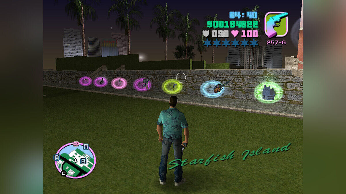 Save Collected 100 hidden packages for GTA Vice City