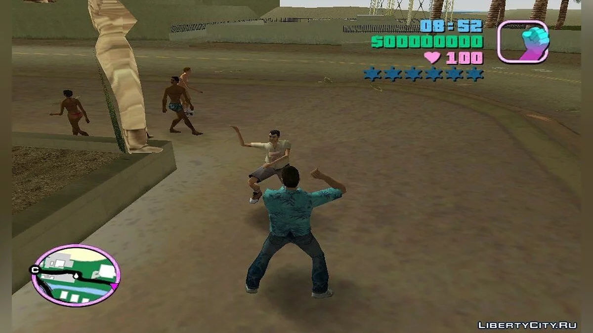 Танок gangnam style / GTA Vice City