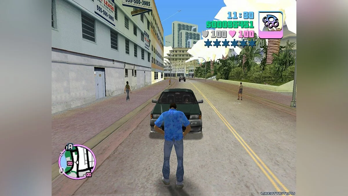 Riding as a Passenger / GTA Vice City