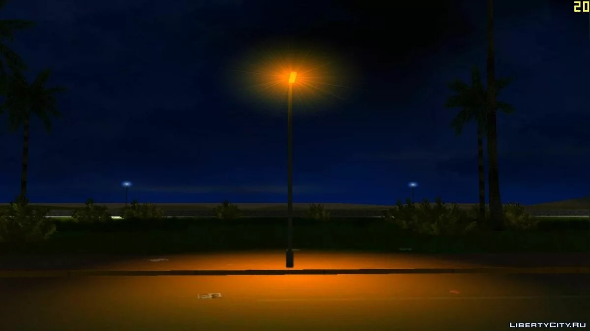 Streetlight Poles Upgrade v2 / GTA Vice City