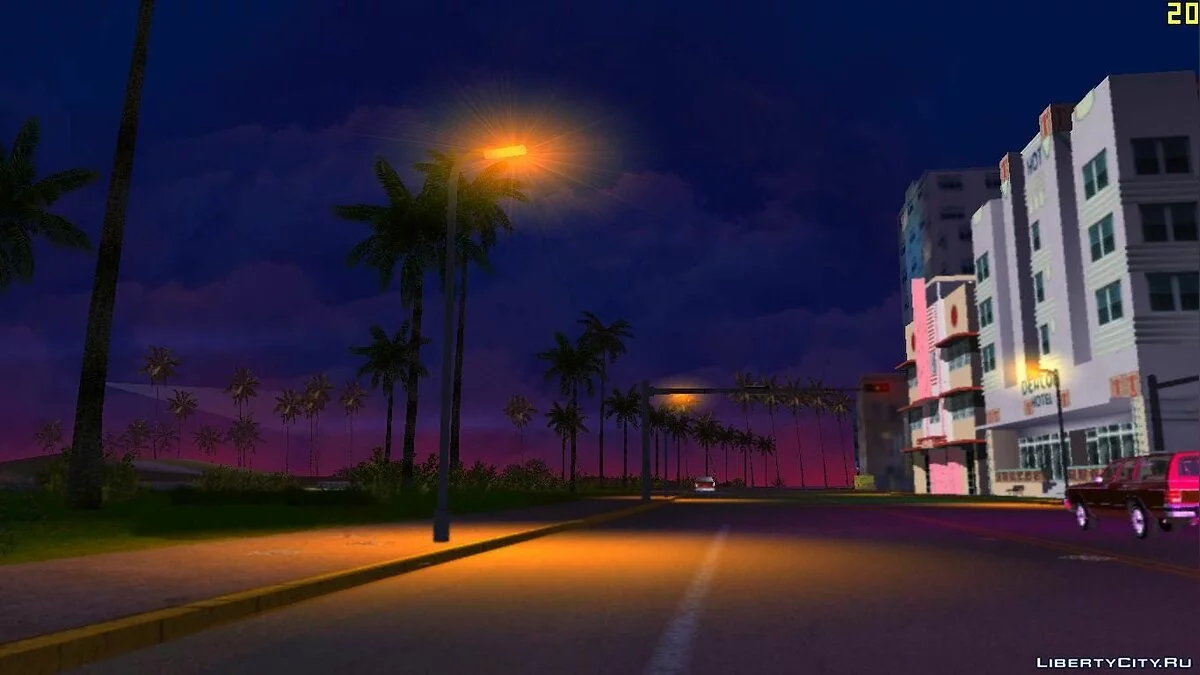 Streetlight Poles Upgrade v2 / GTA Vice City
