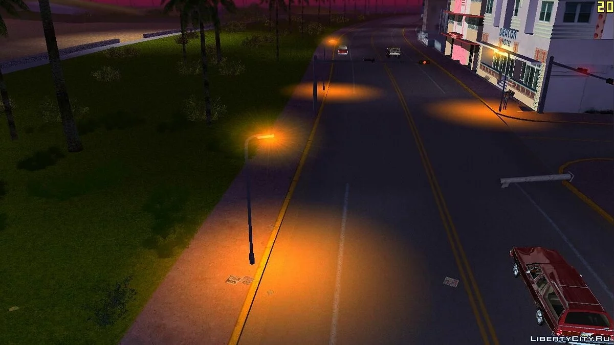 Streetlight Poles Upgrade v2 / GTA Vice City