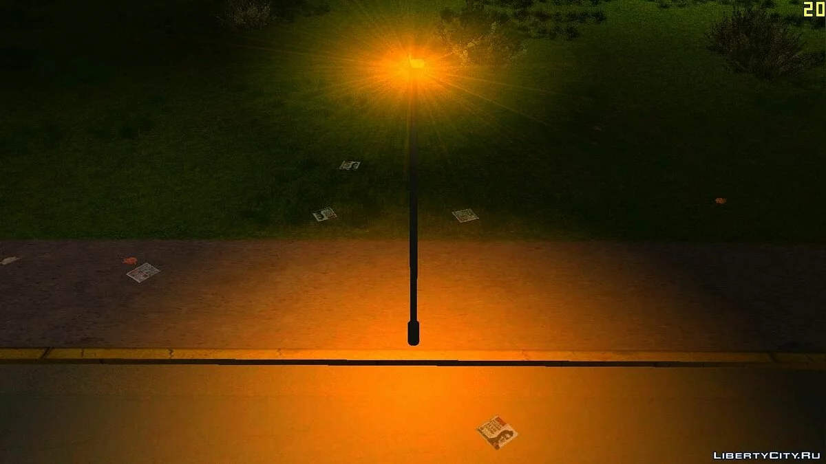 Streetlight Poles Upgrade v2 / GTA Vice City