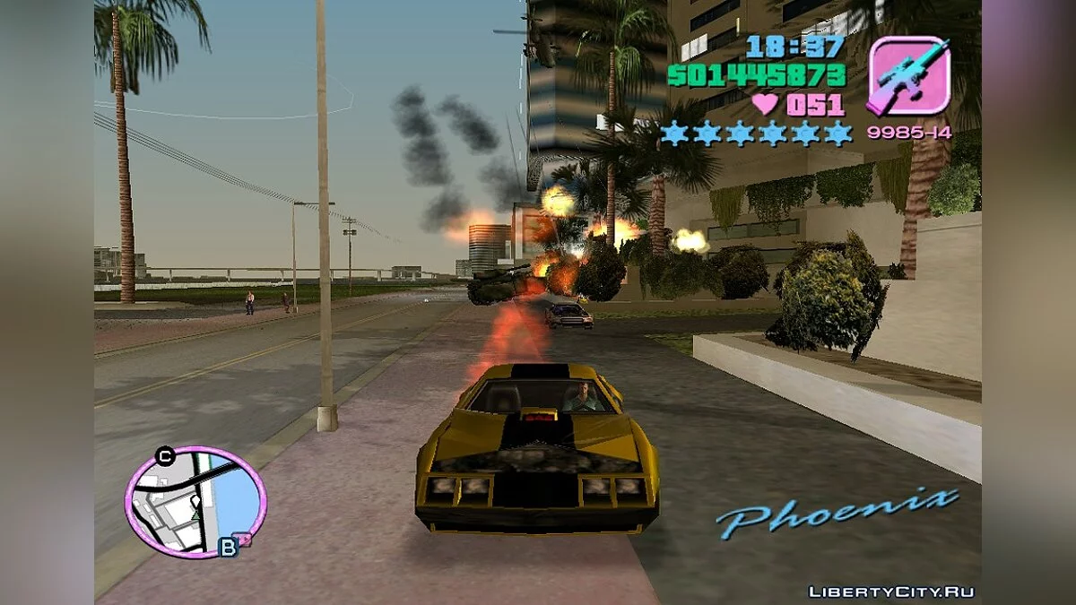 Hunter Attacks / GTA Vice City