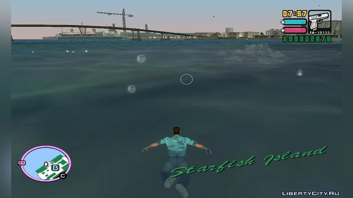 Swimming in GTA VC with New Animation / GTA Vice City