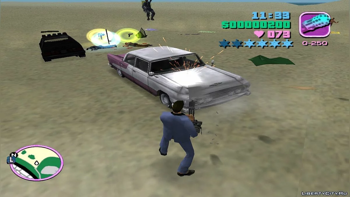 Voiture en mode invincibilité / GTA Vice City