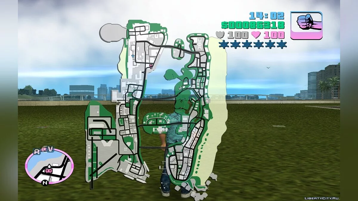 In-Game Map / GTA Vice City