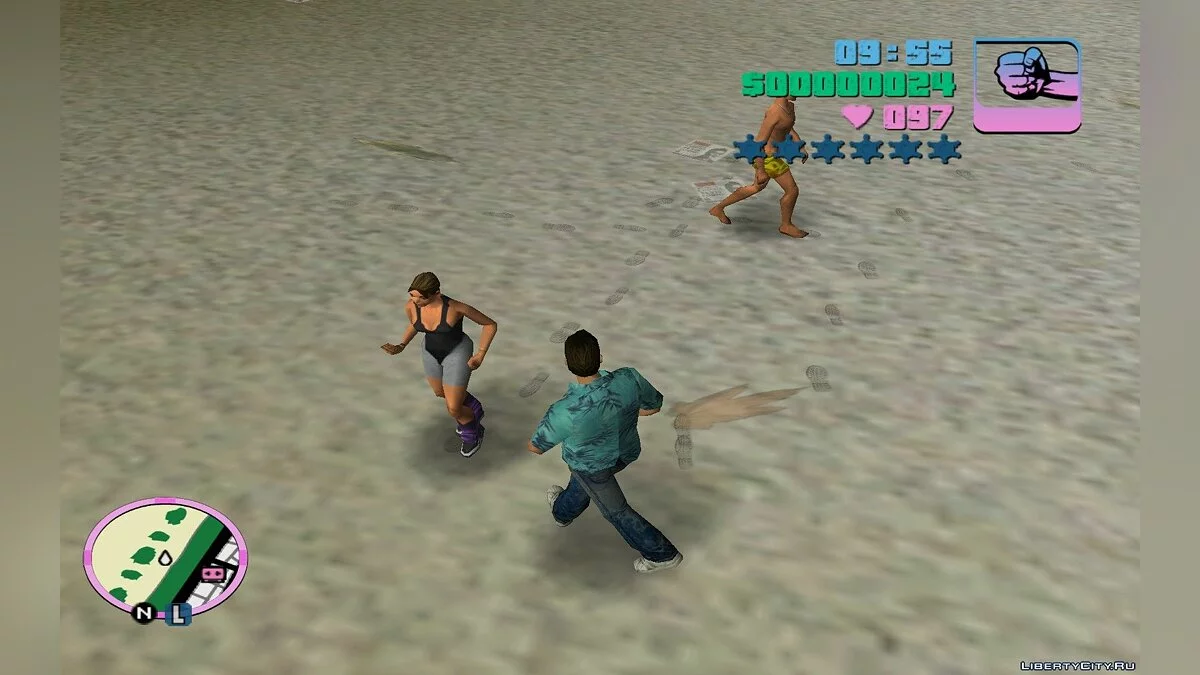 Jejak Kaki yang Realistis / GTA Vice City