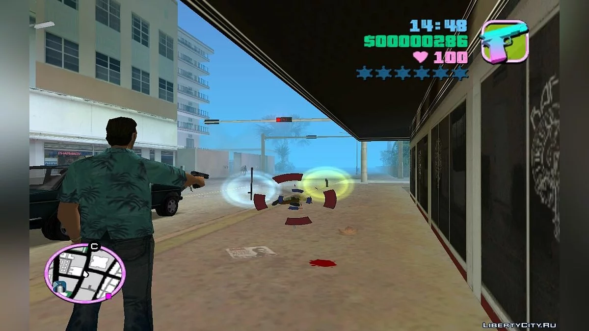 No Police, Invincibility, Infinite Ammo and Running v1.0 / GTA Vice City