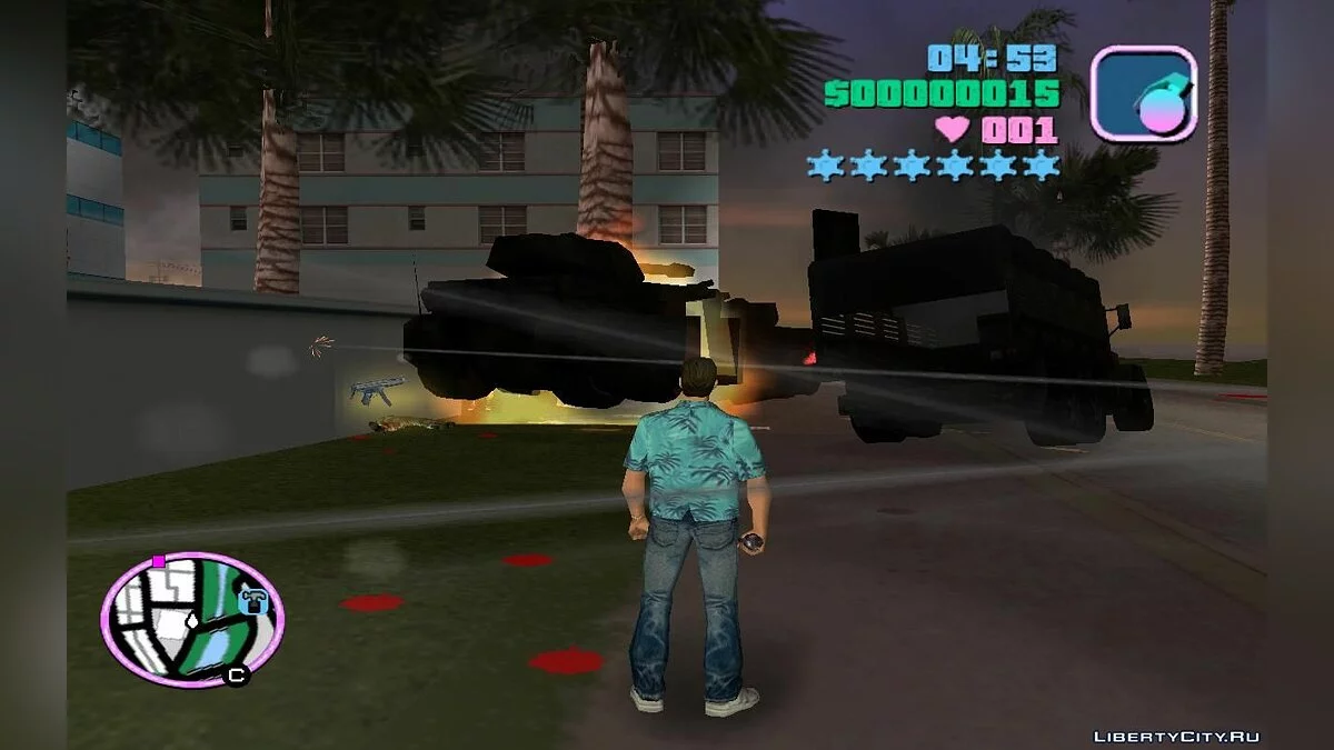 No Police, Invincibility, Infinite Ammo and Running v1.0 / GTA Vice City
