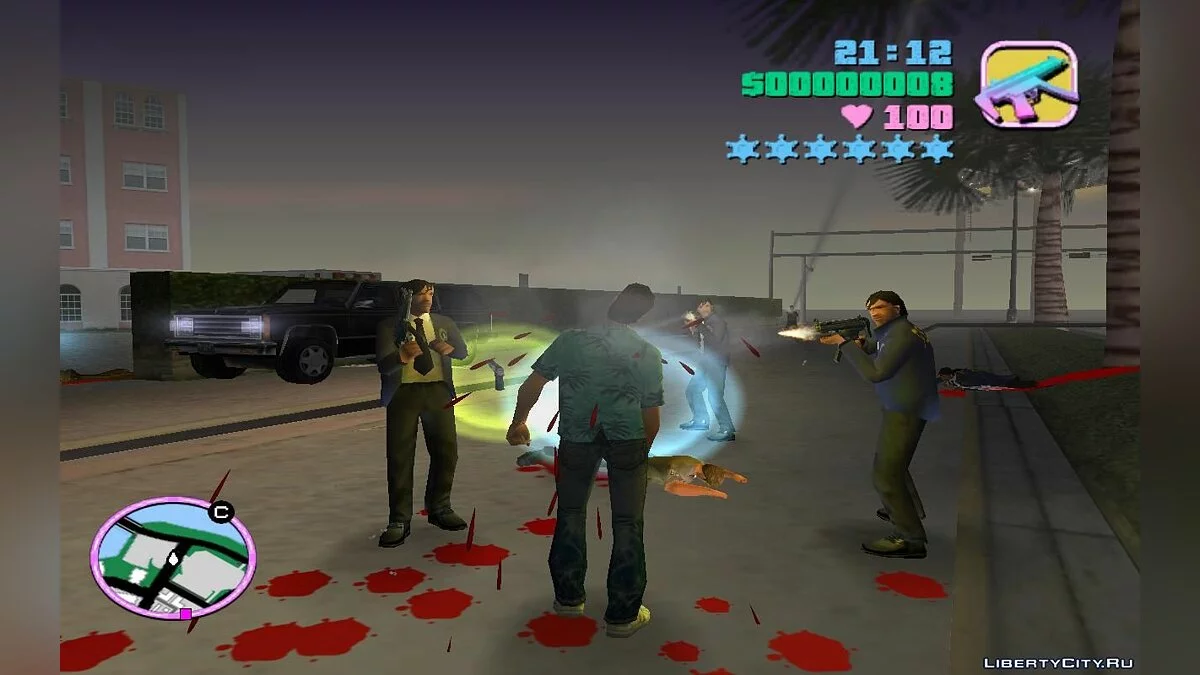 No Police, Invincibility, Infinite Ammo and Running v1.0 / GTA Vice City