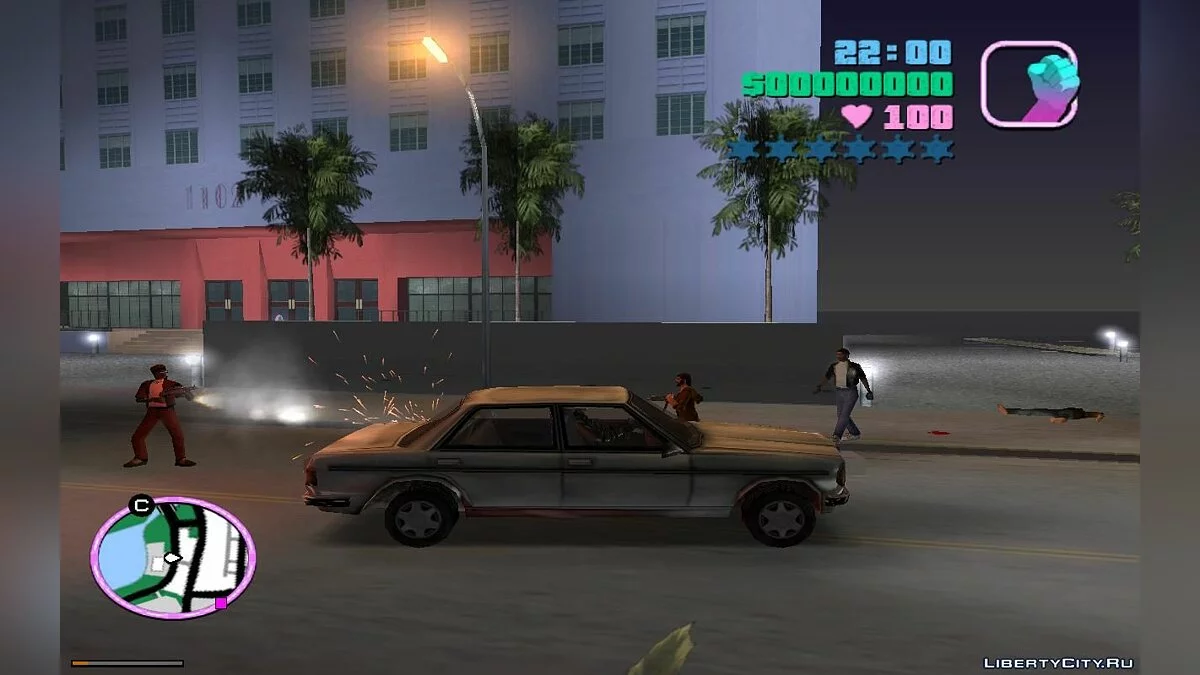 Pedestres Armados e Loucos v1.1 / GTA Vice City