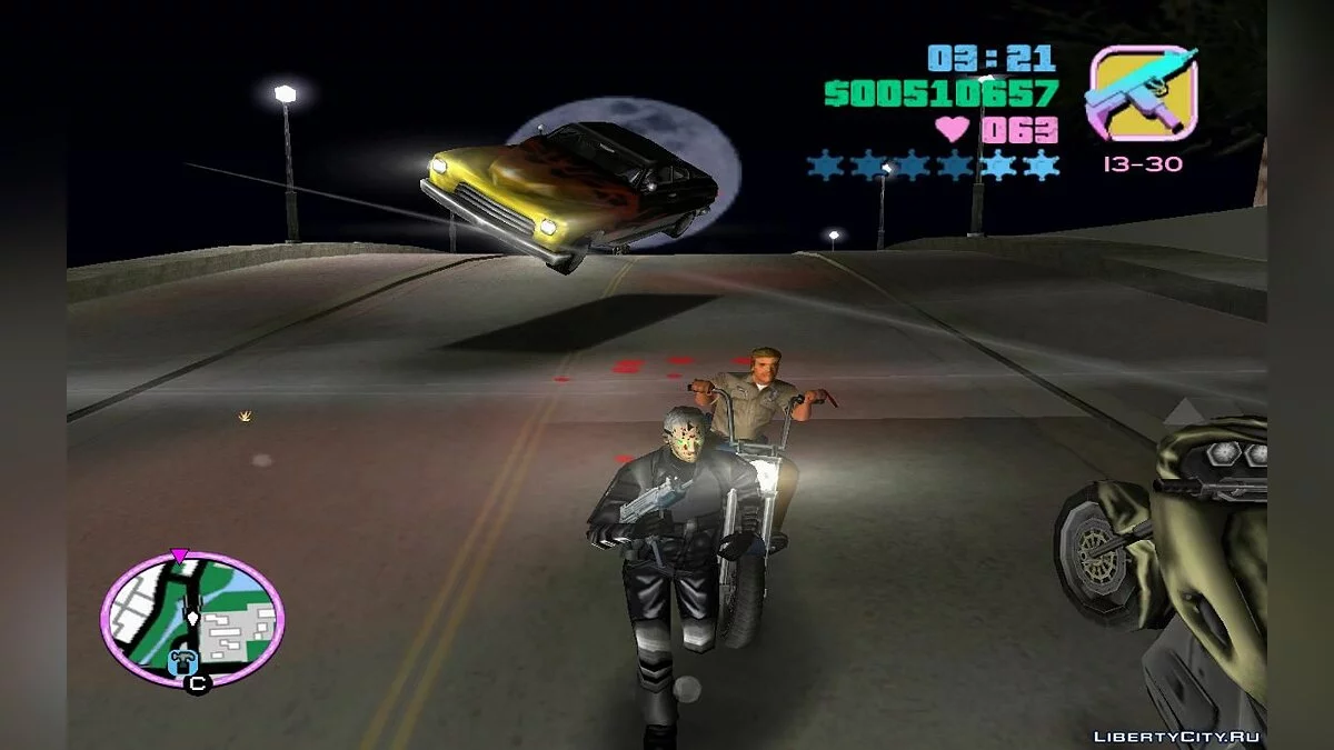 Agents in Traffic on Cuban Hermeses (VC) 2.0 / GTA Vice City