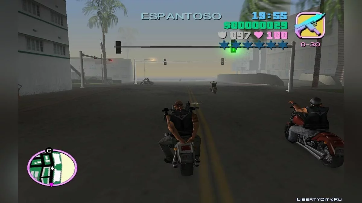 Biker im Verkehr (VC) 1.2 / GTA Vice City