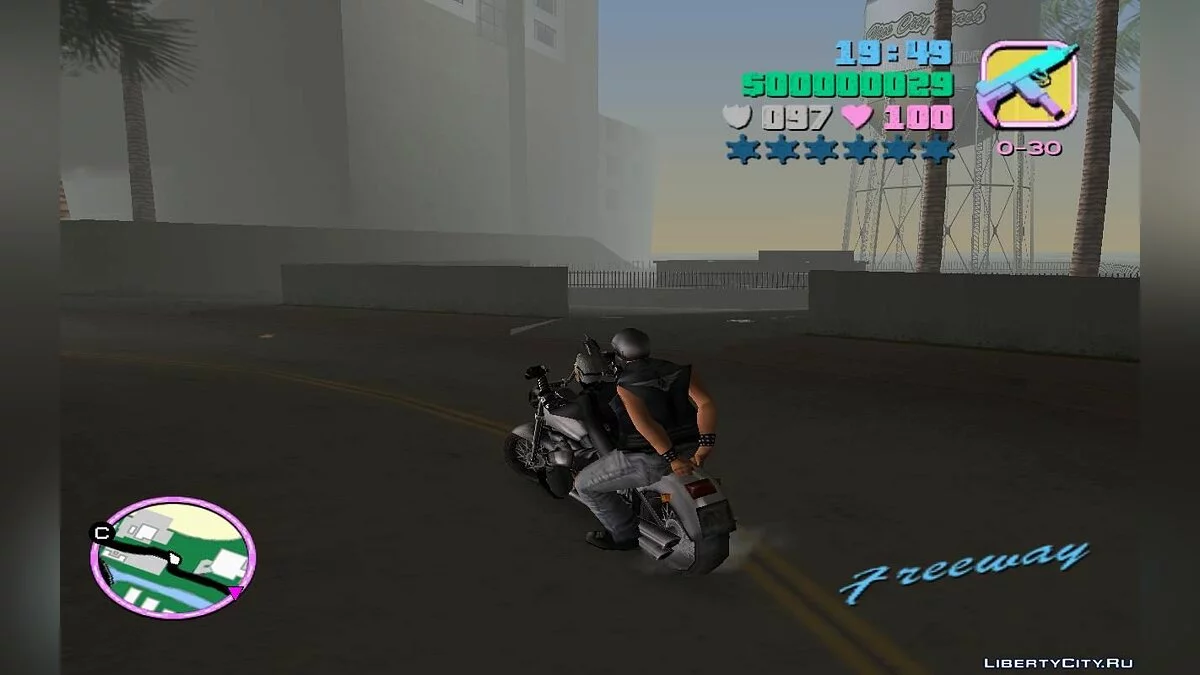 Biker im Verkehr (VC) 1.2 / GTA Vice City