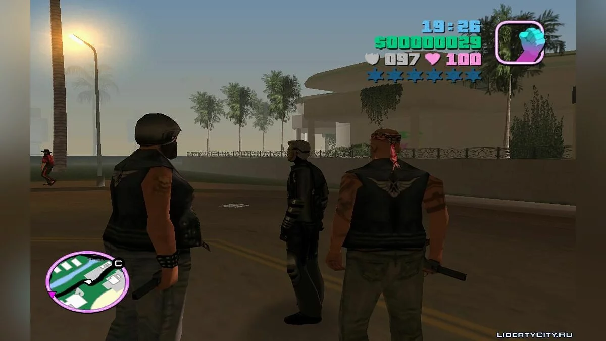 Biker im Verkehr (VC) 1.2 / GTA Vice City