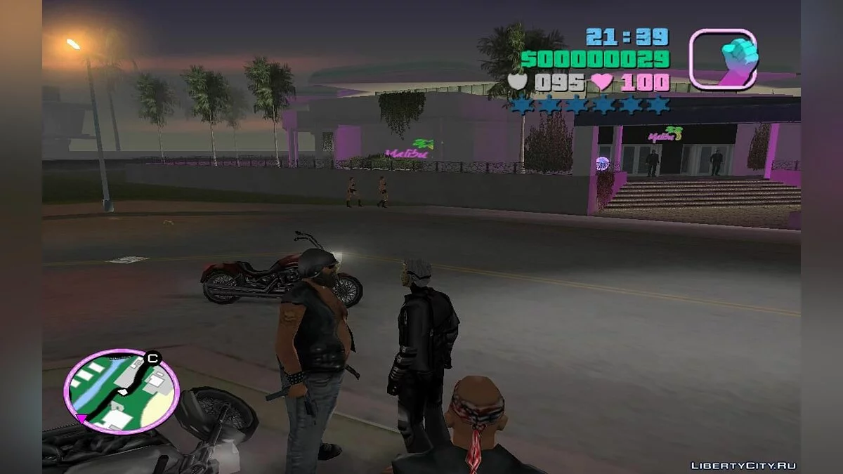 Biker im Verkehr (VC) 1.2 / GTA Vice City