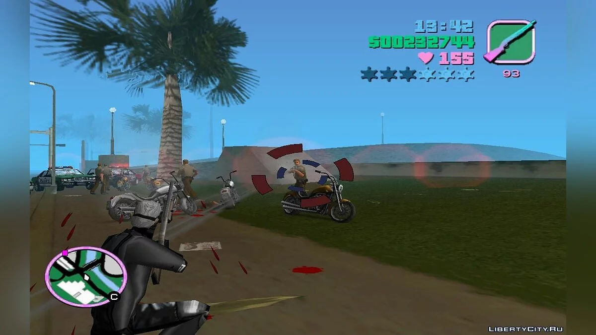 Patrolling Police on Motorcycles in Traffic (VC) 1.4 / GTA Vice City