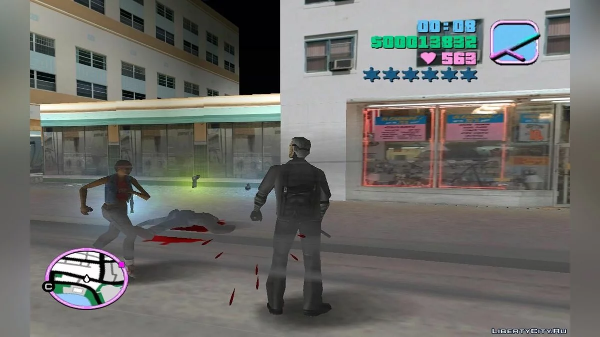 Pedestrians and Gangsters in Traffic with Random Weapons (VC) 2.0 / GTA Vice City