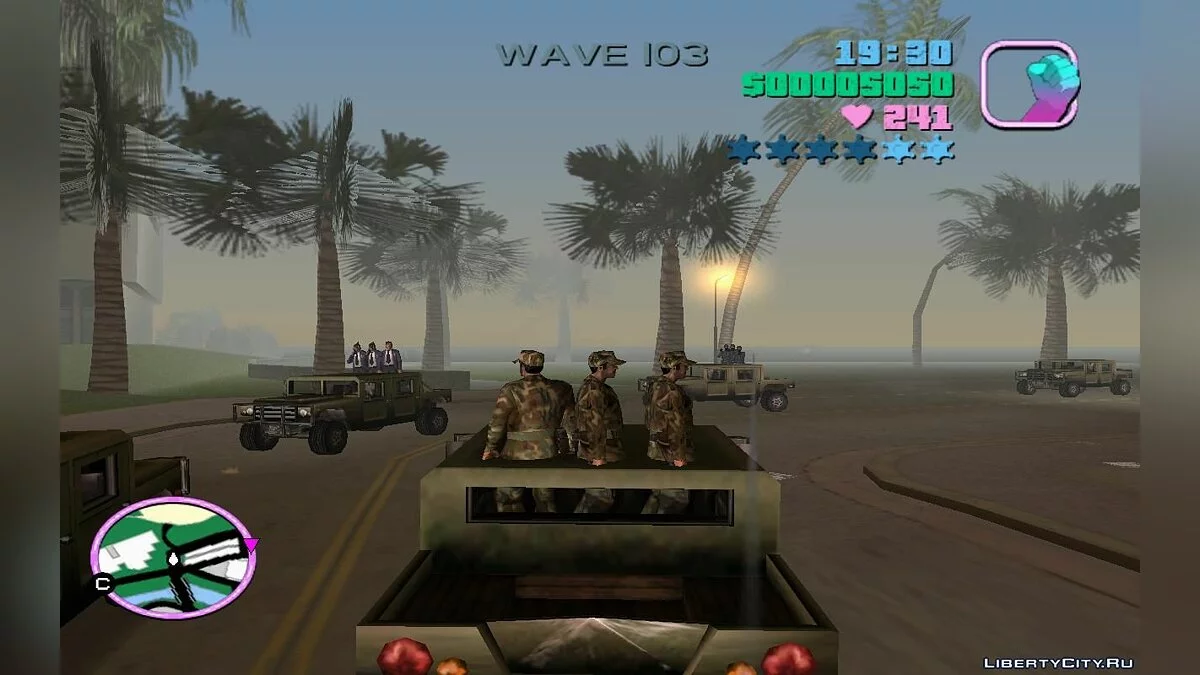 Additional Spawn of Military Patriots (VC) 2.8 / GTA Vice City
