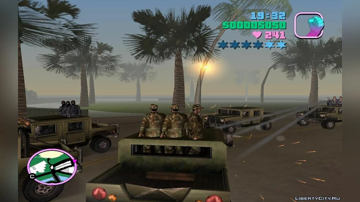 Additional Spawn of Military Patriots (VC) 2.8 / GTA Vice City