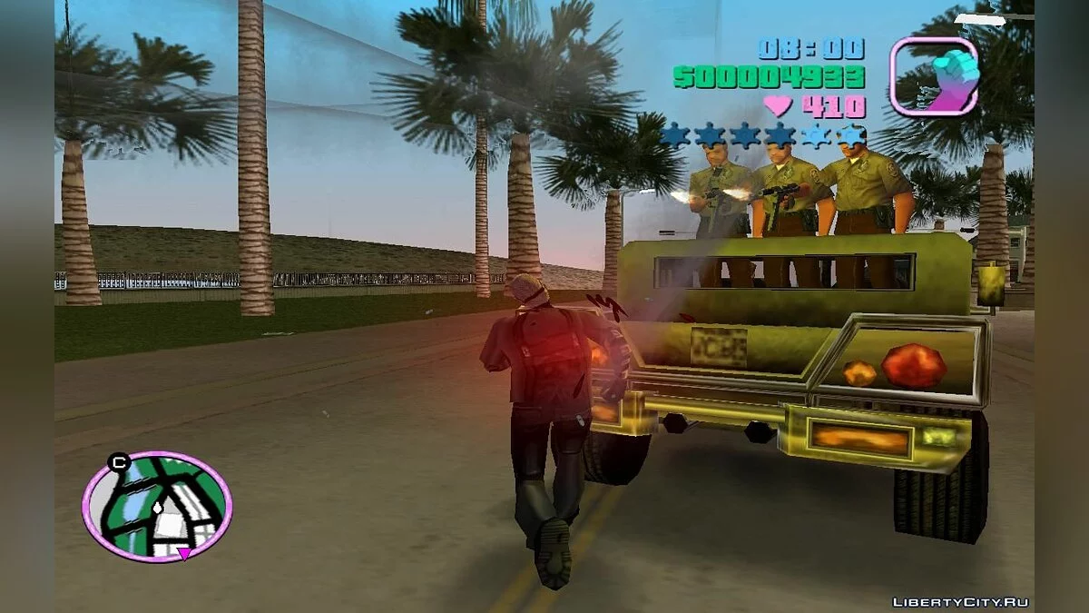 Additional Spawn of Military Patriots (VC) 2.8 / GTA Vice City