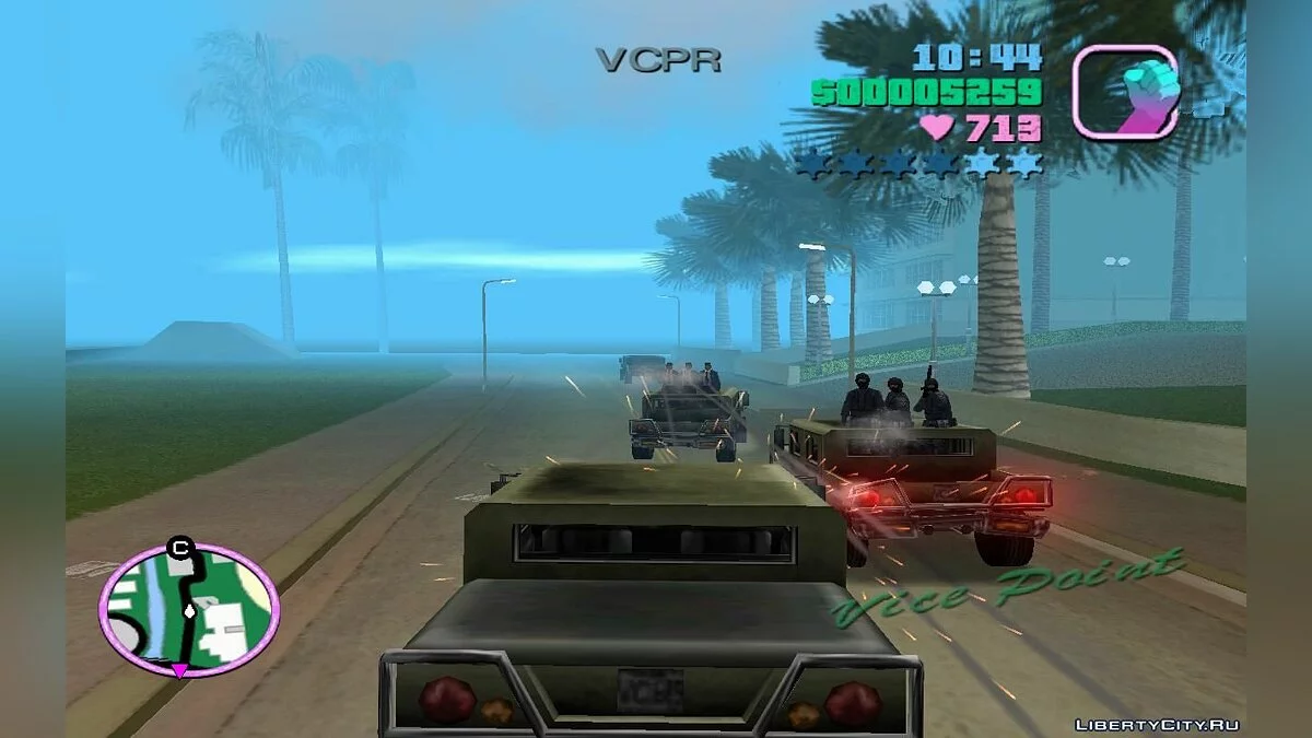 Additional Spawn of Military Patriots (VC) 2.8 / GTA Vice City