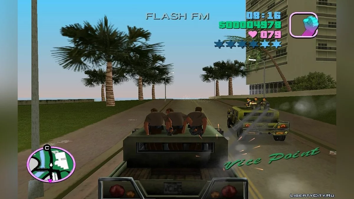 Additional Spawn of Military Patriots (VC) 2.8 / GTA Vice City