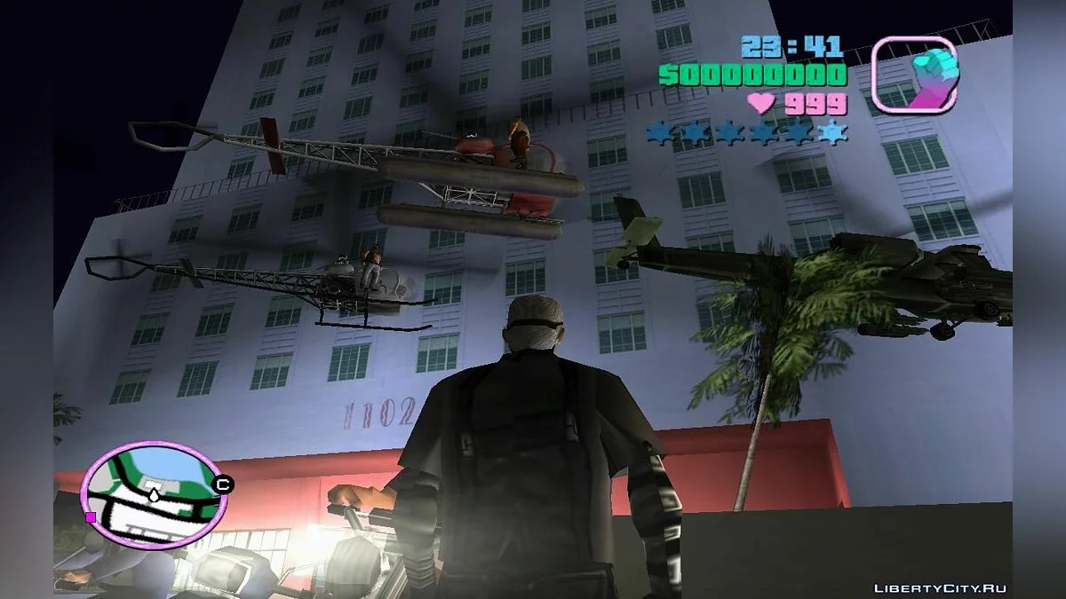 Lively Roads with Helicopters and Motorcycles (VC) 7.1 / GTA Vice City