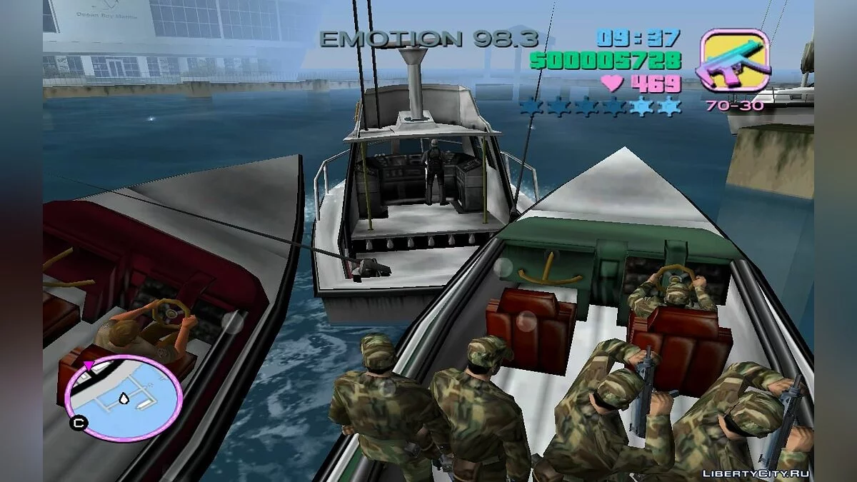 Pursuers in Landing Boats (VC) 2.7 / GTA Vice City