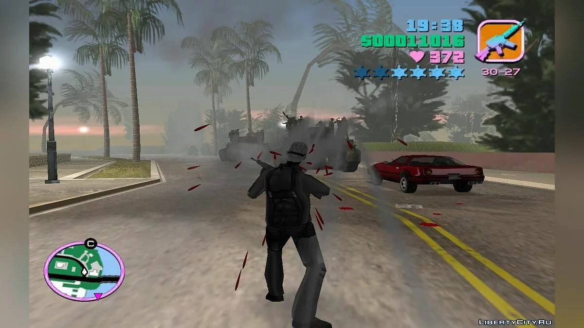 Танки з солдатами на даху, що патрулюють міські дороги (VC) 2.3 / GTA Vice City