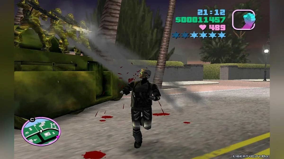 Танки з солдатами на даху, що патрулюють міські дороги (VC) 2.3 / GTA Vice City