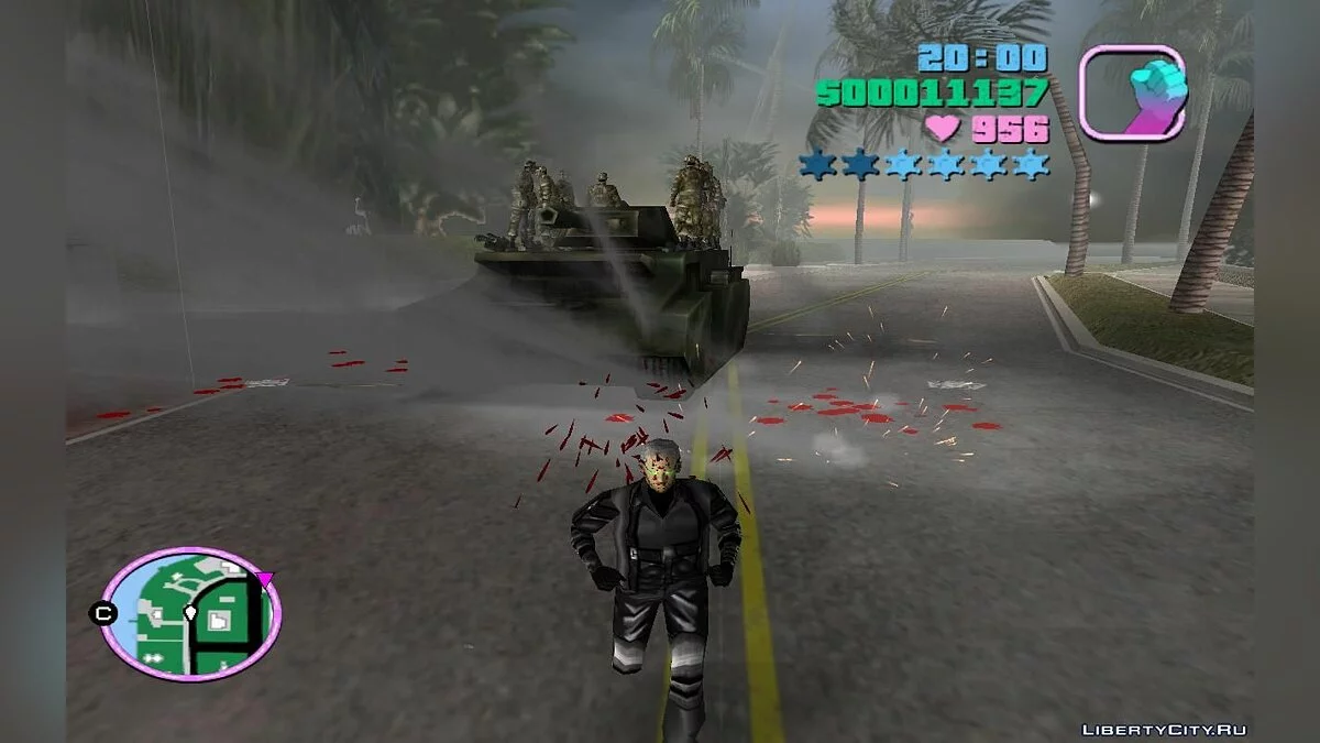 Танки з солдатами на даху, що патрулюють міські дороги (VC) 2.3 / GTA Vice City