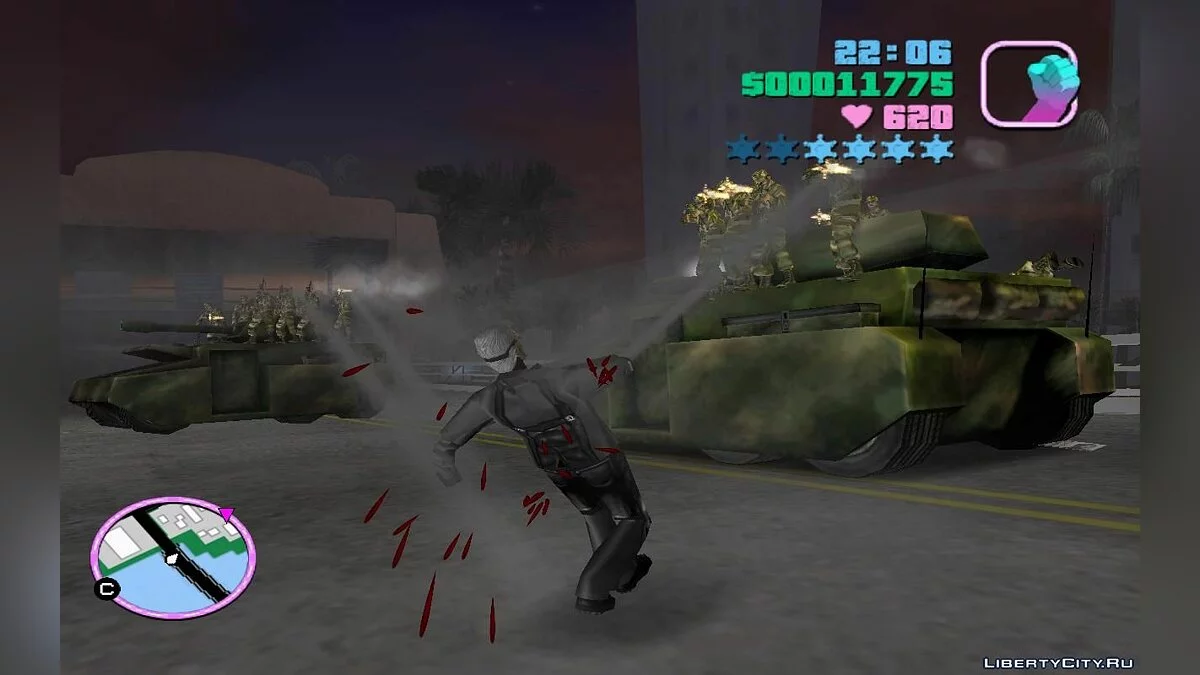 Танки з солдатами на даху, що патрулюють міські дороги (VC) 2.3 / GTA Vice City