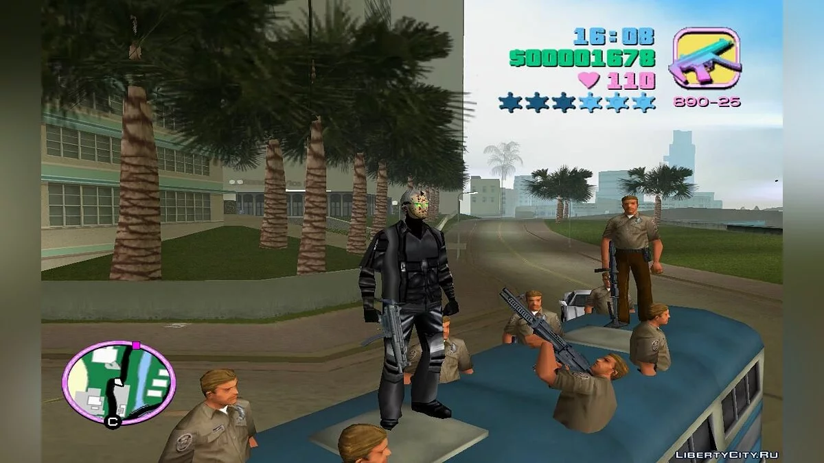 Prison Buses Transporting Inmates with Guards Inside (VC) 2.0 / GTA Vice City