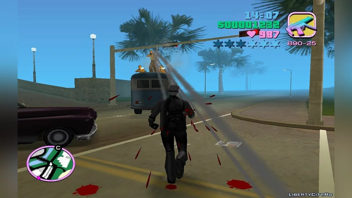 Prison Buses Transporting Inmates with Guards Inside (VC) 2.0 / GTA Vice City