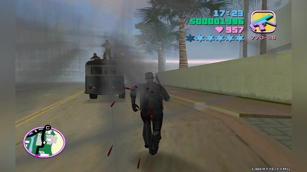 Prison Buses Transporting Inmates with Guards Inside (VC) 2.0 / GTA Vice City