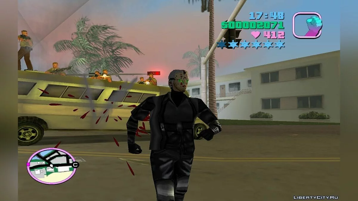 Prison Buses Transporting Inmates with Guards Inside (VC) 2.0 / GTA Vice City