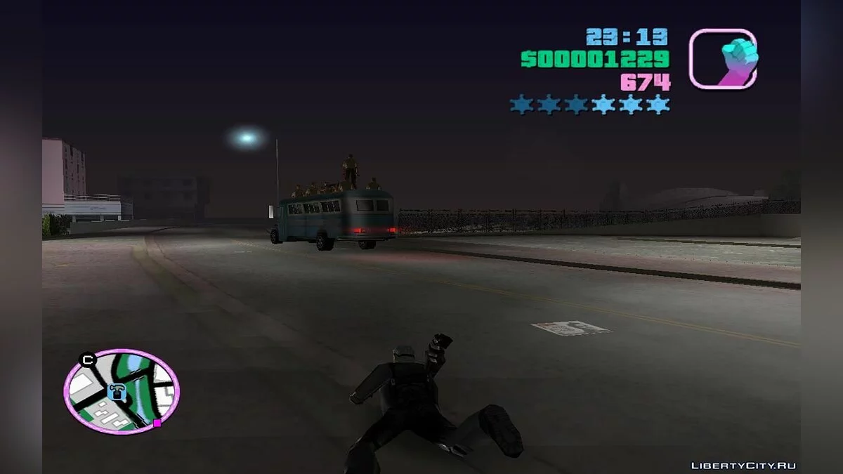 Prison Buses Transporting Inmates with Guards Inside (VC) 2.0 / GTA Vice City